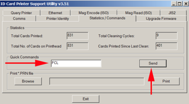 Calibration screenshot