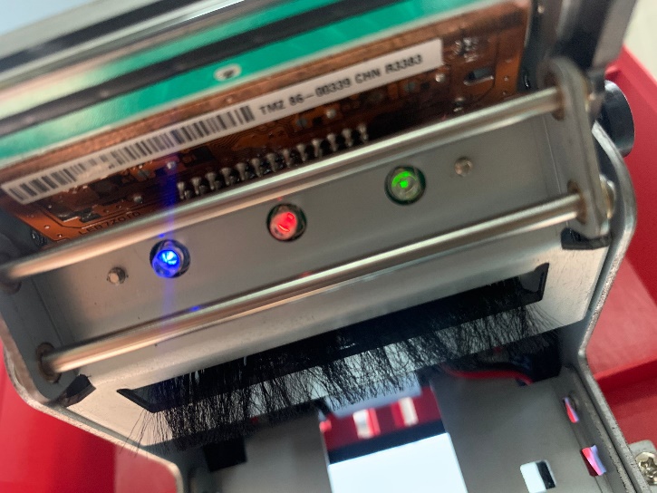 Ribbon LED sensor detail